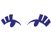 Eyes Looking Sticker