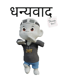 D Gratitude Sticker by Zhot