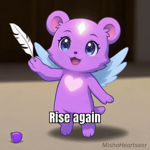 Overcome Bounce Back GIF by MishaHeartseer