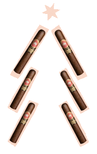 Christmas Cigar Sticker by Club Pasión Habanos