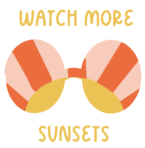 Summer Sunset Sticker