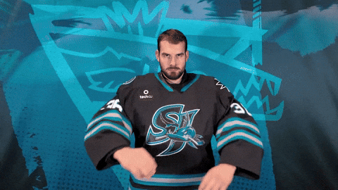 San Jose Hockey GIF by San Jose Barracuda