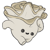 morgankendricsawyer running mushroom on the run mushroom run Sticker