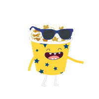 supercines cool winner cinema popcorn Sticker