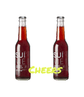 Drink Cheers Sticker by Suívie