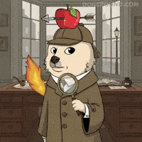 Looking Sherlock Holmes GIF by Doge Pound