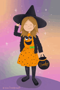 Trick Or Treat Girl GIF by Emilia Desert