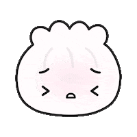wontoninamillion frustrated anxious dumpling steamie Sticker