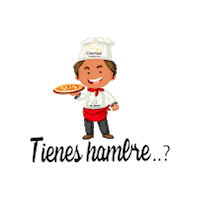 CiemsaFoodservice pizza chef hambre cocinero Sticker