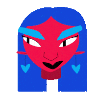 angela_chava animation girl cartoon bad girl Sticker
