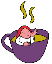 Coffee Illustration Sticker