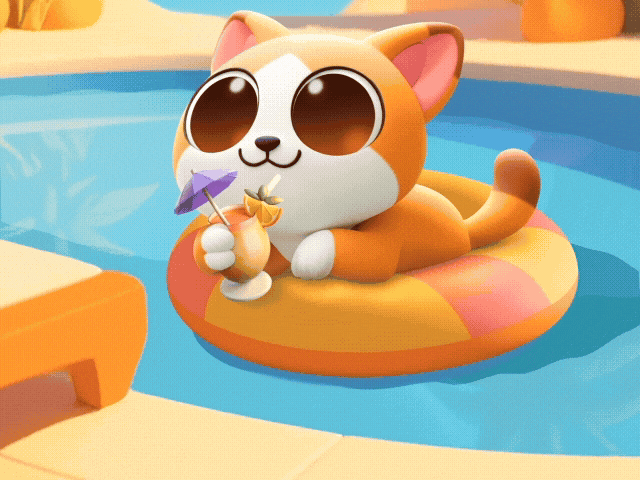 Pool Party Summer GIF by Bloom City Match