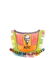 Fried Chicken Sticker by KFC Singapore