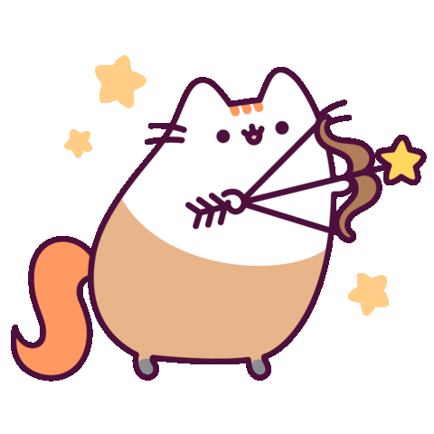 zodiac sign cat Sticker by Pusheen