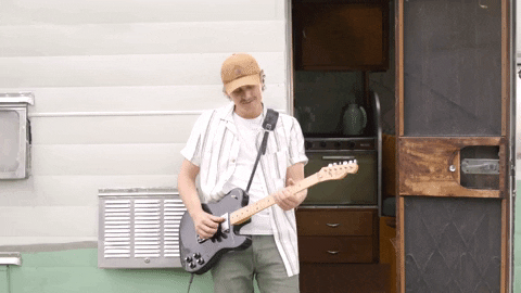 Performance Electric Guitar GIF by Owen Riegling