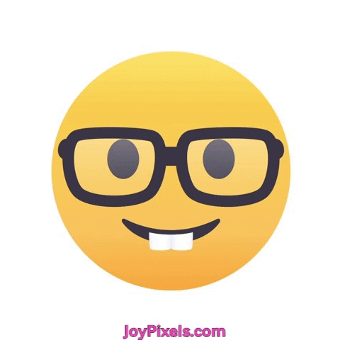 face nerd GIF by JoyPixels