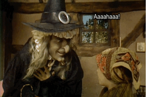 angry witch GIF
