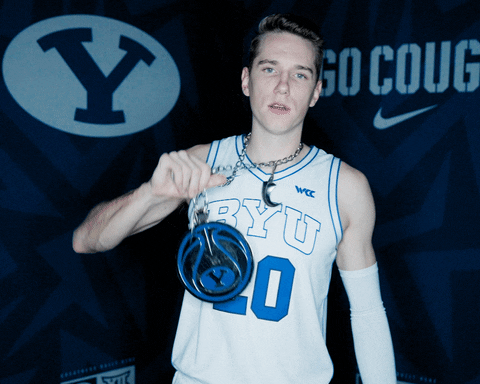 Byu Basketball Sport GIF by BYU Cougars