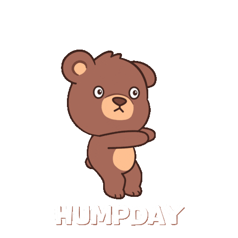 Teddy Bear Smile Sticker by BEARISH
