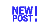 BlueTulipAwards new blue new post post Sticker