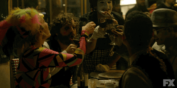 Happy Zach Galifianakis GIF by BasketsFX