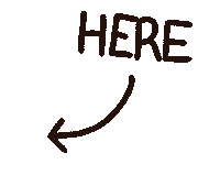 Text Arrow Sticker