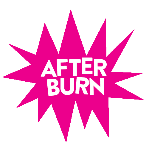 After Burn Spinning Sticker by BurnCycle