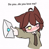 Yuxiniko love card do you love me yuxiniko GIF