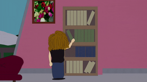 books bookshelf GIF by South Park 