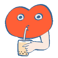 Drink Kiss Sticker by Lipchan