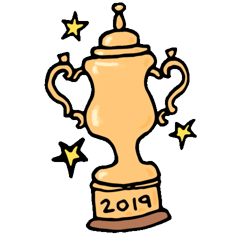 Rugby World Cup Winner Sticker