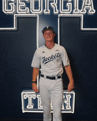 Georgia Tech Baseball GIF by Georgia Tech Yellow Jackets