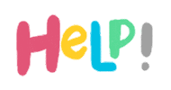 Lettering Help Sticker