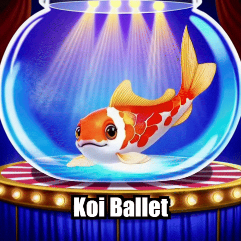 Koi Fish Performance GIF by TheConfishius