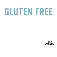 realcoconut coconut gluten free grain free real coconut Sticker