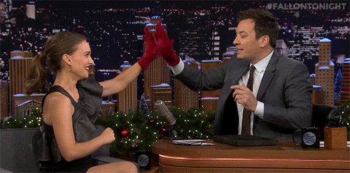 high five jimmy fallon GIF by The Tonight Show Starring Jimmy Fallon
