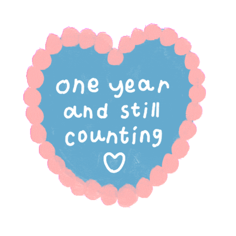 In Love Anniversary Sticker