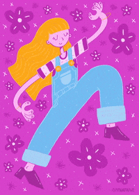 Happy Flower GIF