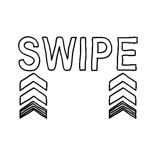 Arrow Swipe Up Sticker by tonies®