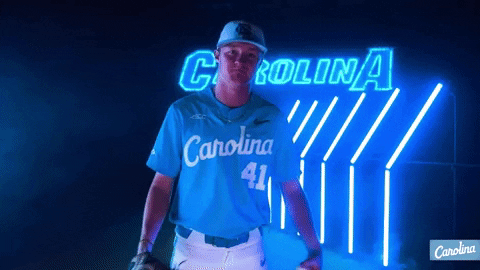 North Carolina Baseball GIF by UNC Tar Heels