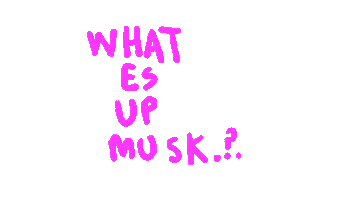 Elon Musk Space Sticker by deladeso