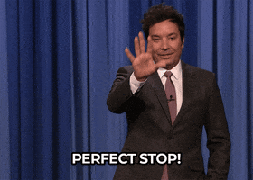 Jimmy Fallon Stop GIF by The Tonight Show Starring Jimmy Fallon