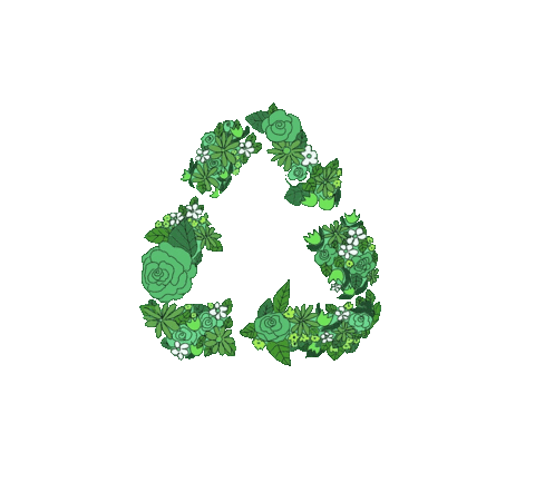 Go Green Climate Change Sticker by Daisy Lemon