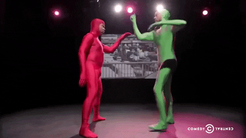 LesleyA giphygifmaker key and peele dicknanigans GIF