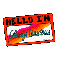 Mental Health Hello Sticker by Doodle by Meg