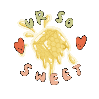 Honey Hearts Sticker