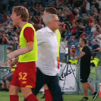 Jose Mourinho Celebration GIF by AS Roma