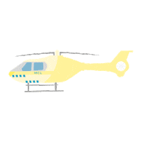 Medischcentrumleeuwarden mcl leeuwarden ziekenhuis helikopter Sticker