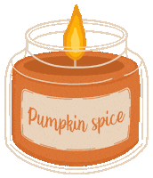 Pumpkin Spice Halloween Sticker by Natalie Tahhan