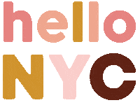 Hello Nyc Sticker by Urban Chic